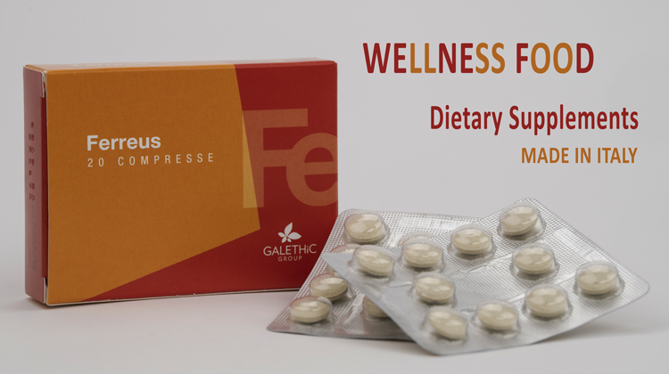 Wellness food manufacturing company, made in Italy food dietary supplements for wellness, health and sport center